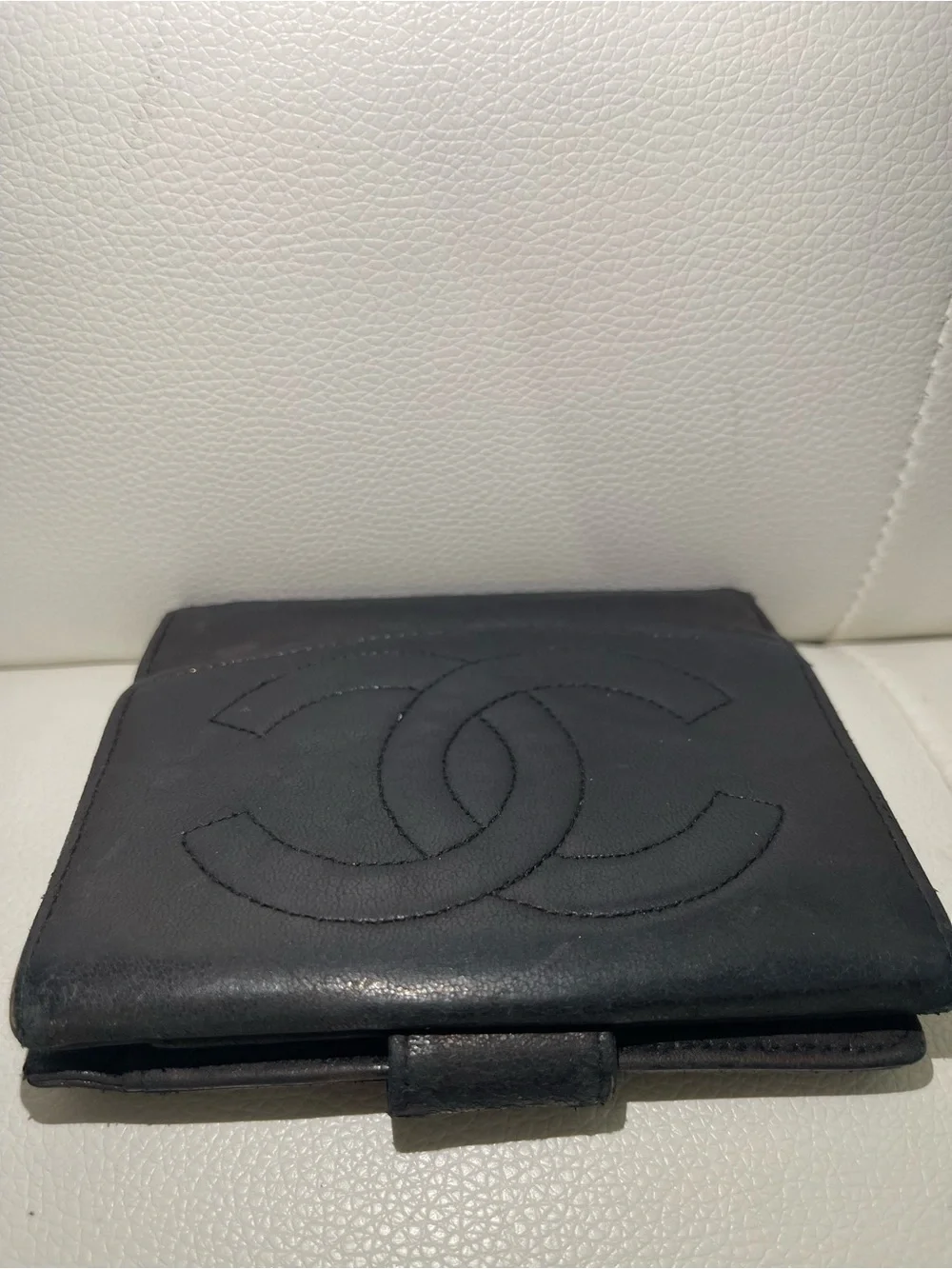 Authentic CHANEL Timeless CC Logo Lambskin Leather Wallet
